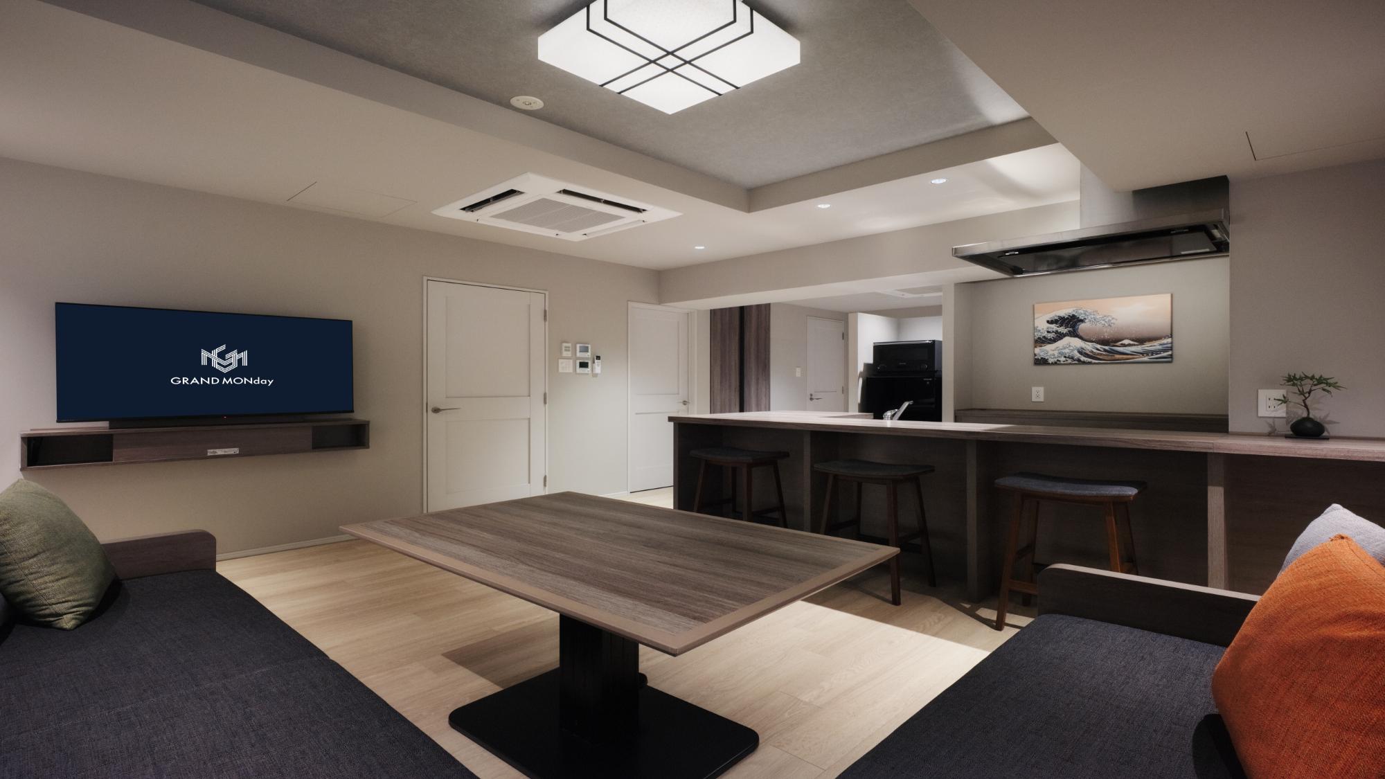 1ベッドルームジャパニーズスイート バルコニー付き