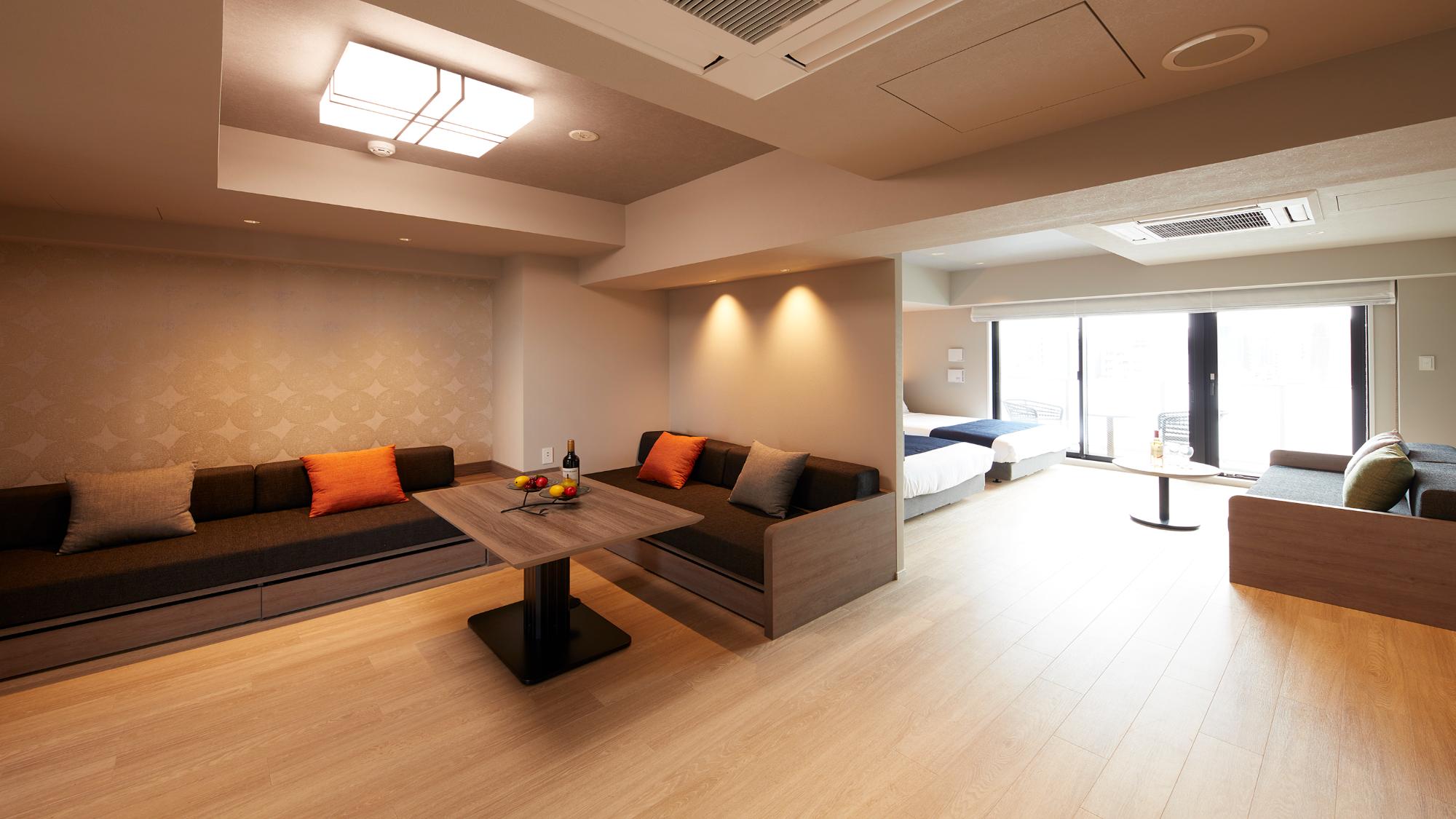 プレミアムサウナスイート　バルコニー付