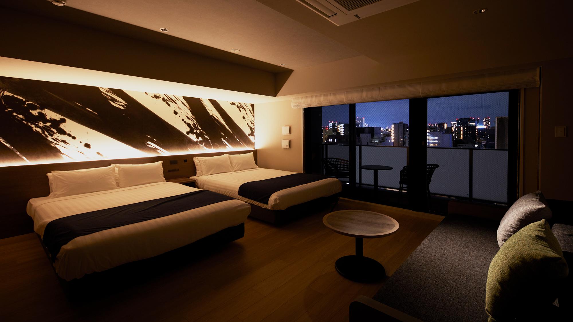 プレミアムサウナスイート　バルコニー付