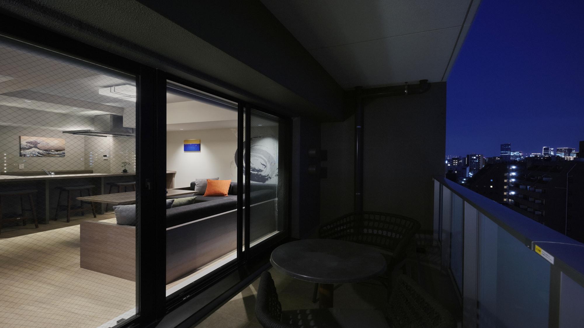 1ベッドルームジャパニーズスイート バルコニー付き