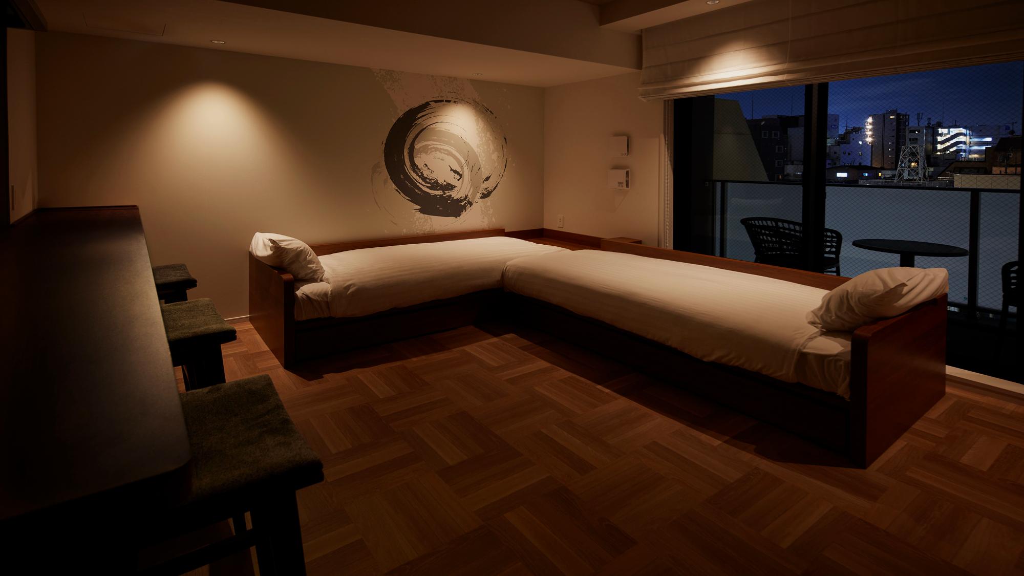 1ベッドルームジャパニーズスイート　バルコニー付