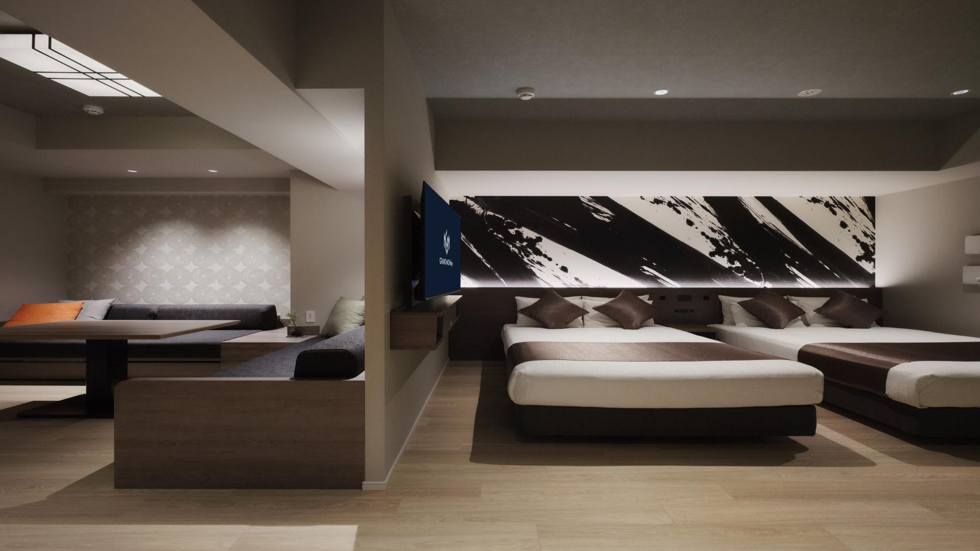 プレミアムサウナスイート バルコニー付き