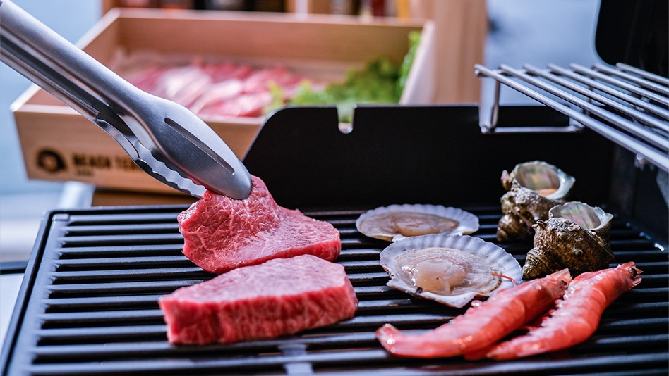 【8名様予約専用】ペット同室可　朝食・夕食（BBQ）付プラン／170平米1棟貸し／全室個室サウナ付