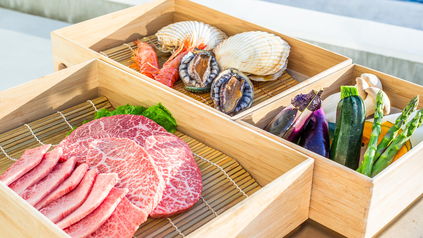 【8名様予約専用】ペット同室可　朝食・夕食（BBQ）付プラン／170平米1棟貸し／全室個室サウナ付