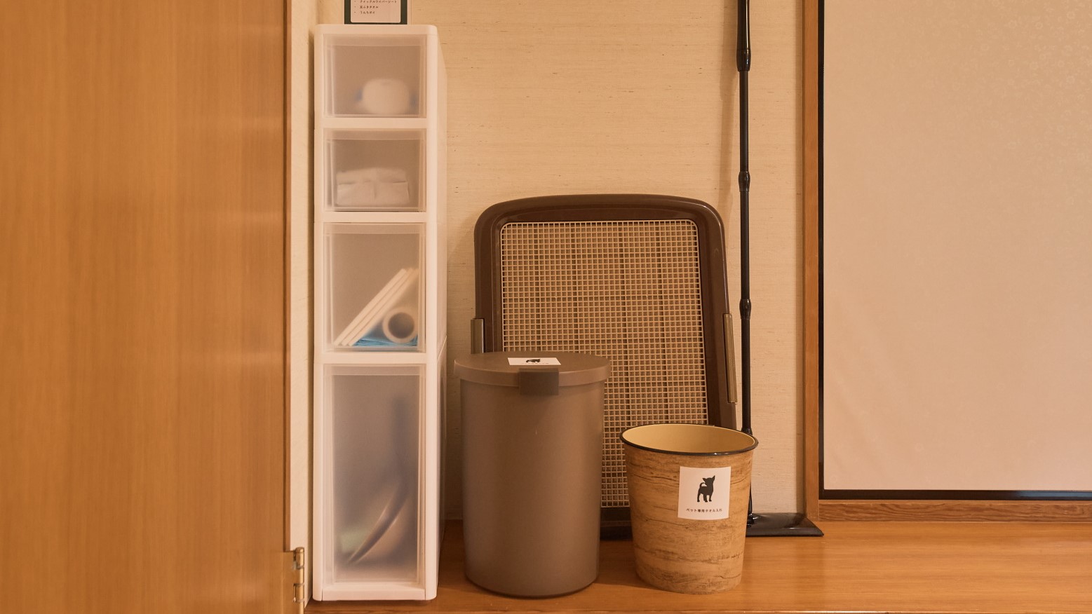 客室備品|ペットご同伴OKの客室はペットアメニティ完備
