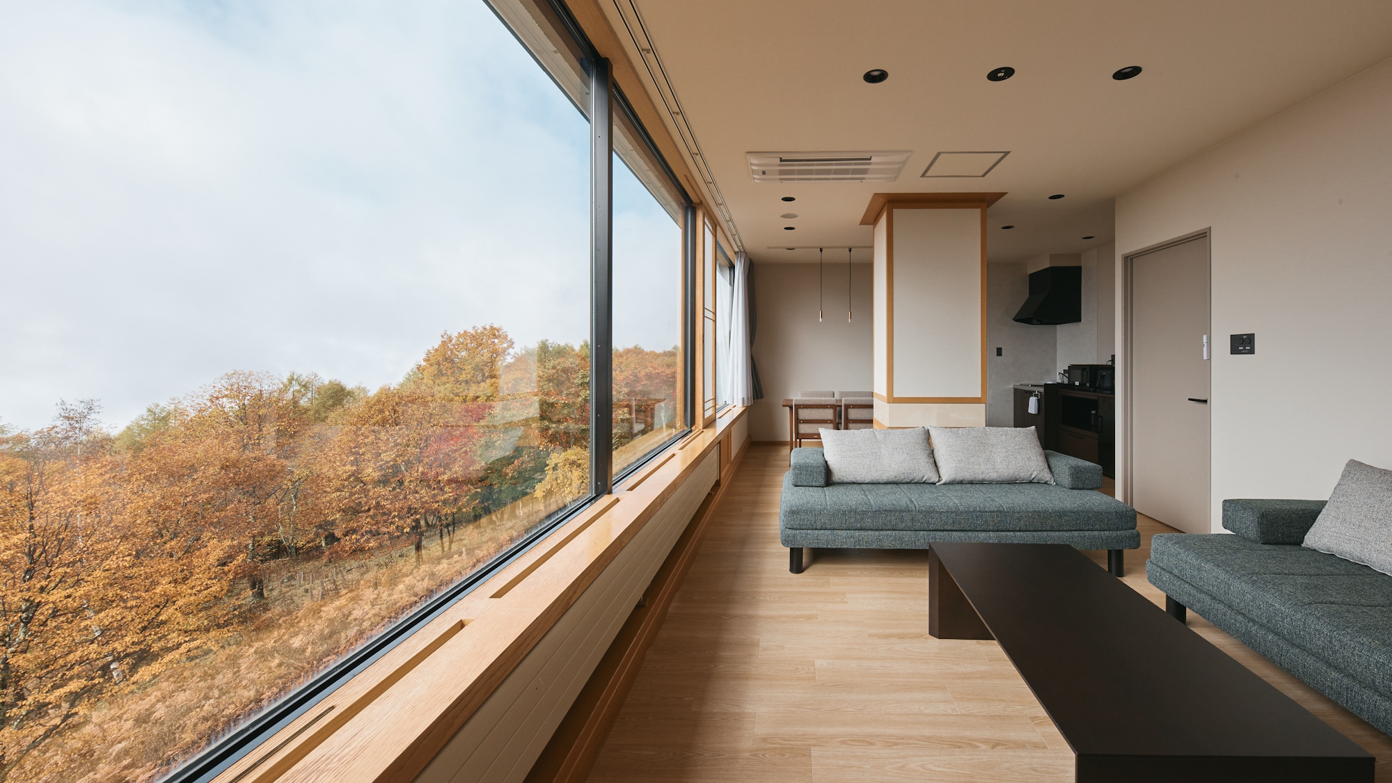 デラックスルーム2一例|蓼科の美しい景色をお楽しみいただけます。※客室のご指定はいただけません。