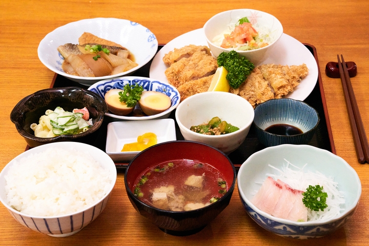 【夕食付】ビジネスマンに大人気！手作りの定食 好評の夕食付プラン