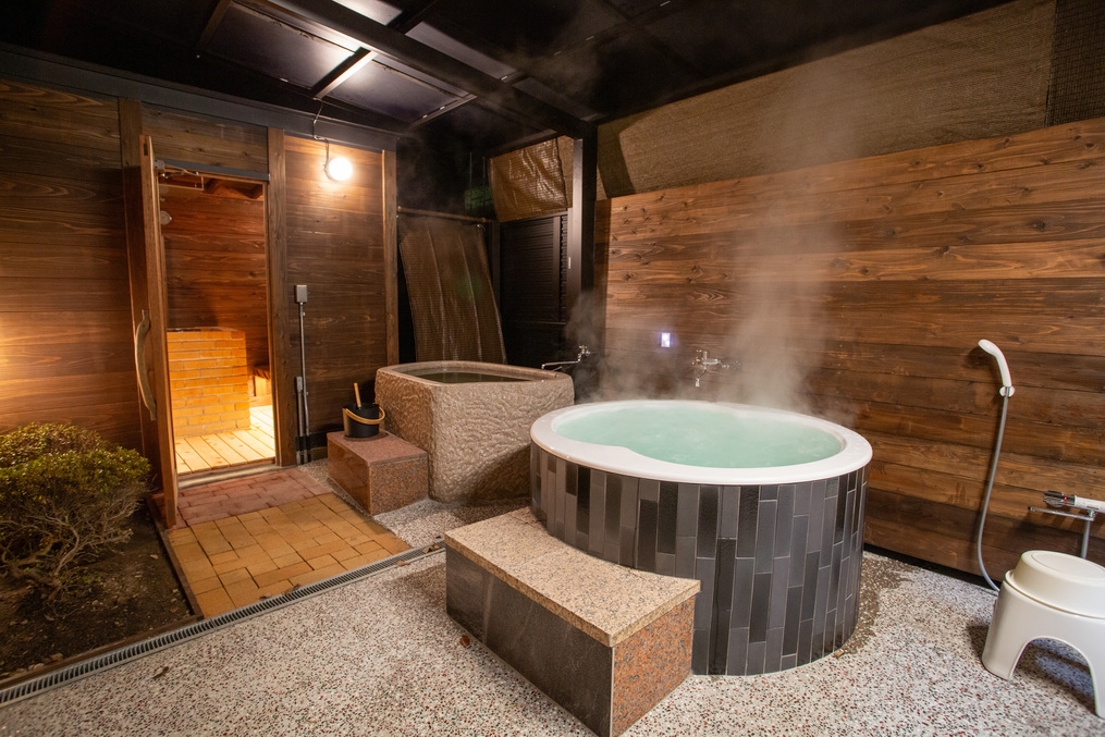 別館 貸切露天サウナ風呂２時間付きプラン　コンドミニアムBタイプ 　禁煙・素泊・駐車場代無料　