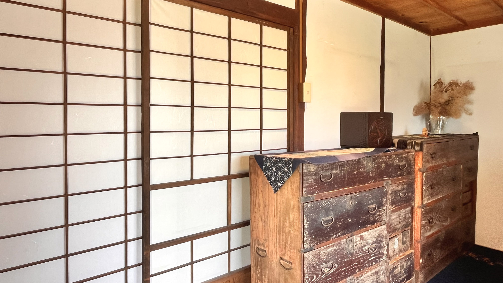 別棟板の間6畳＜1階＞昔を体験する空間です