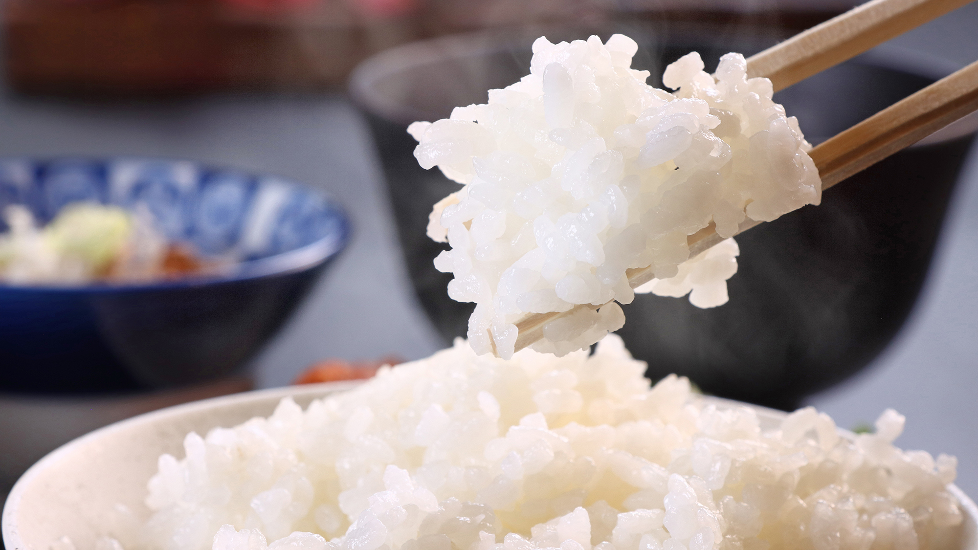 #朝食　岩手県産の美味しいお米をご用意しております