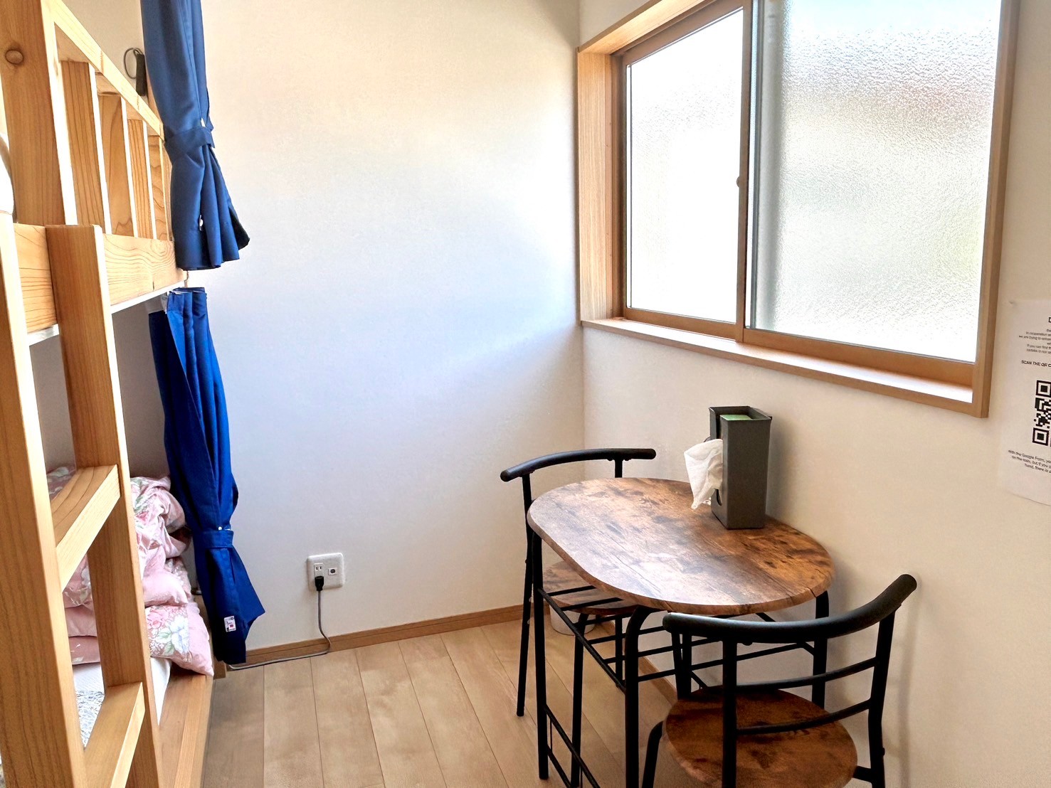 個室2名用テーブル