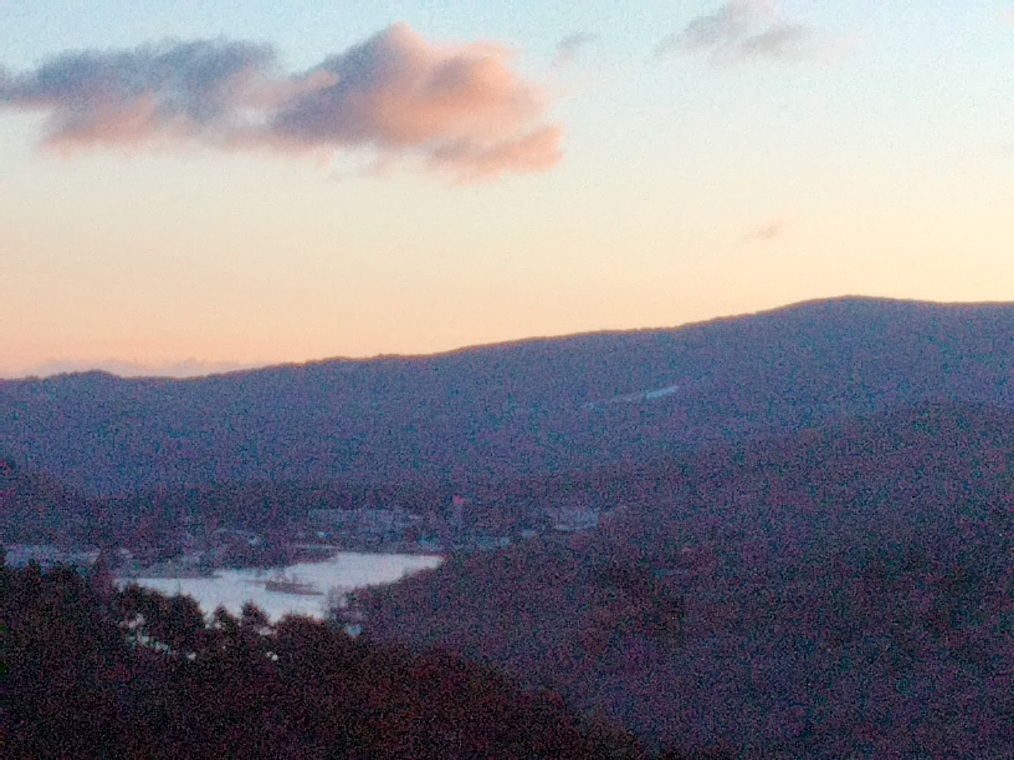 客室眺望（白樺湖・蓼科山）