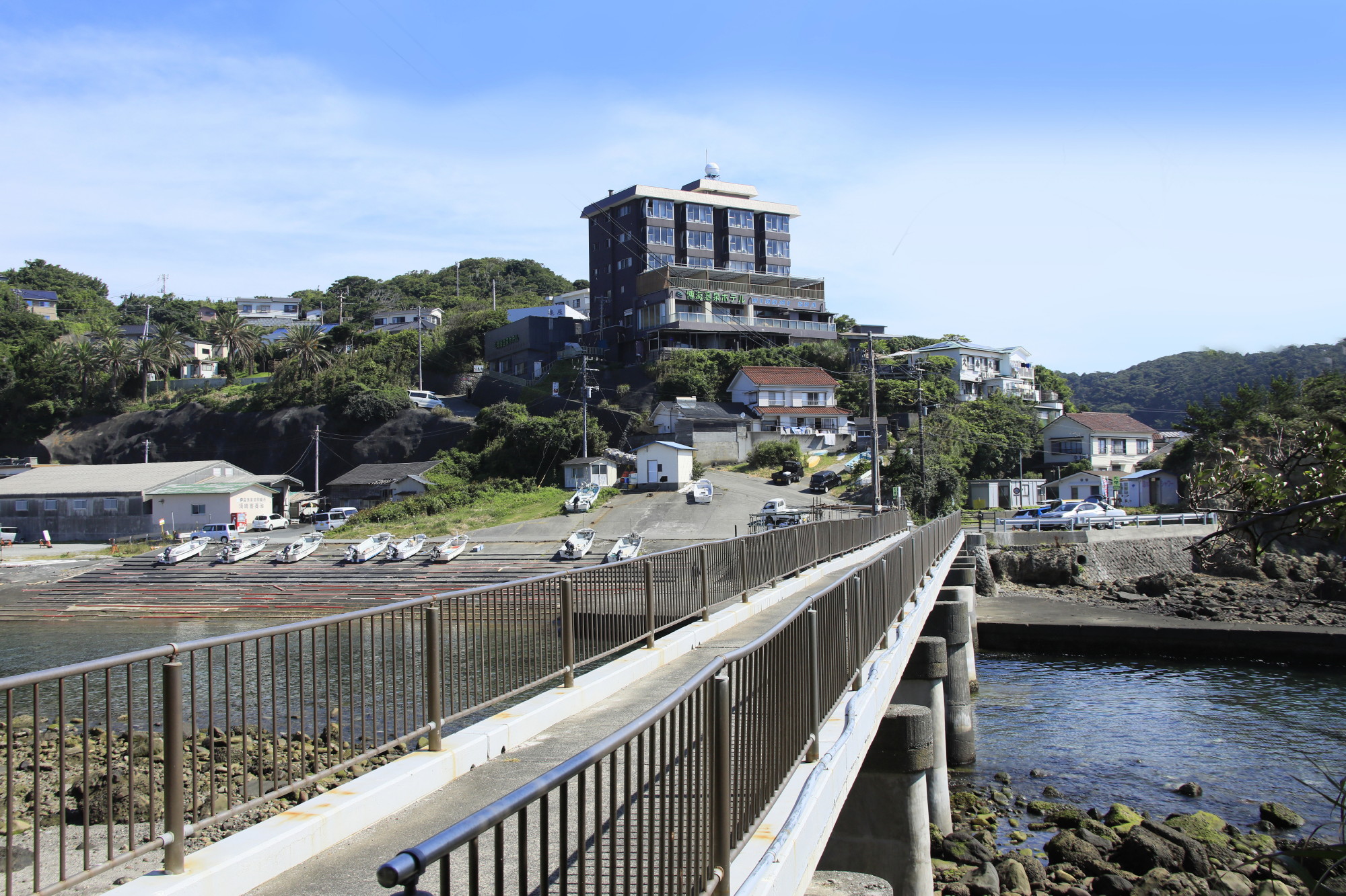 恵比寿島から見えるホテル外観