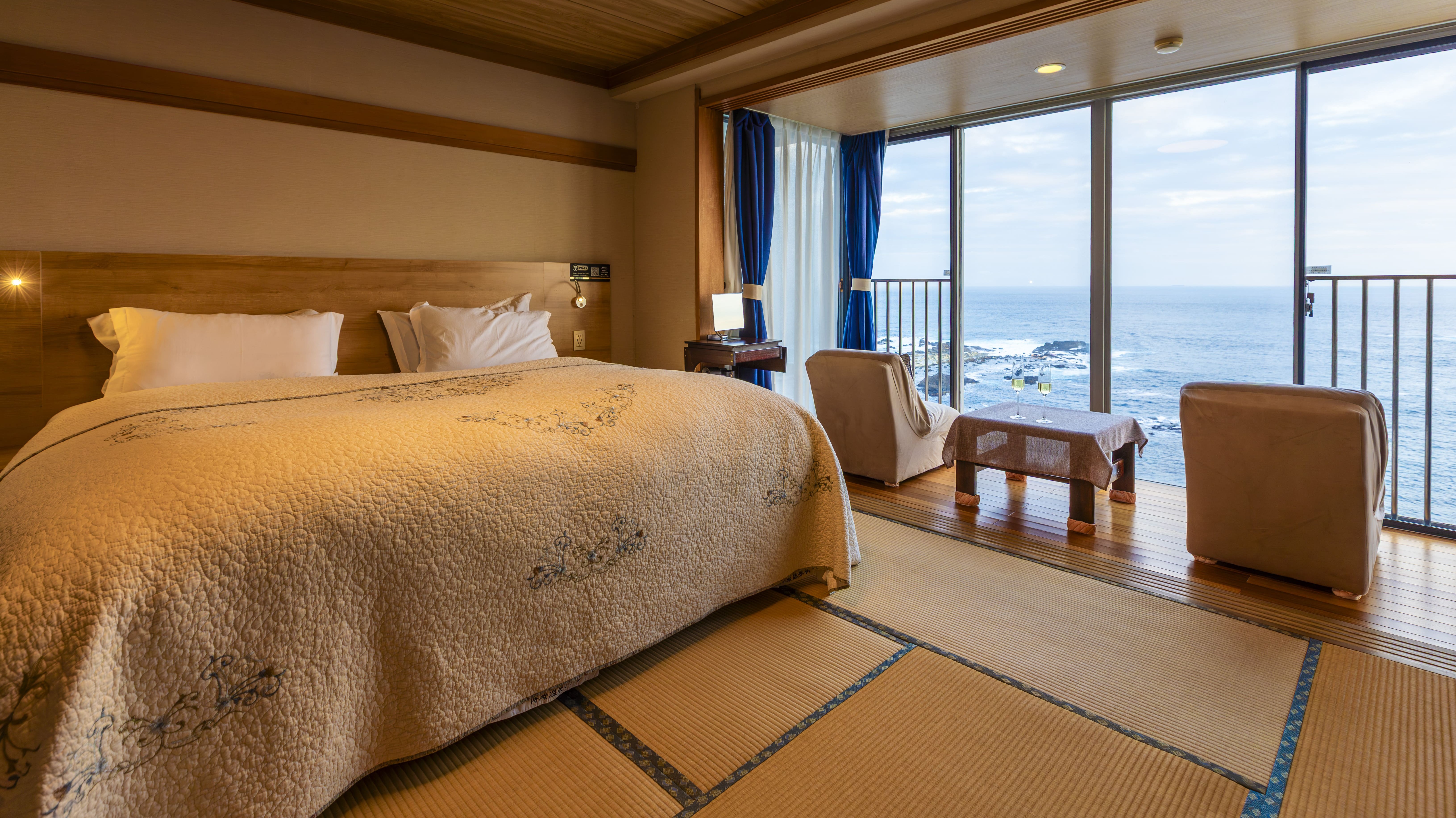 【客室一例】オーシャンビュー和洋室