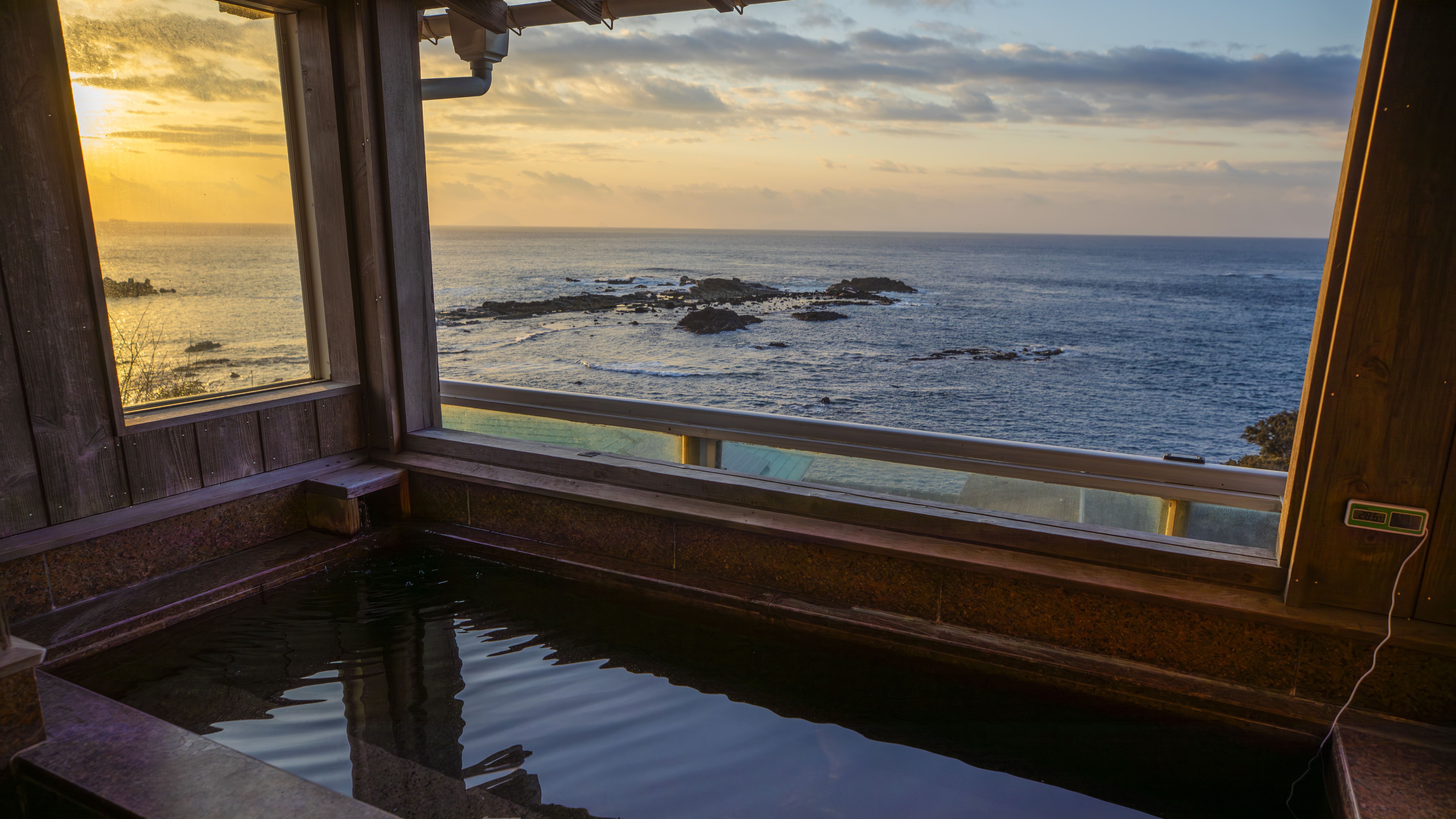 【貸切風呂】オーシャンビューの貸切風呂