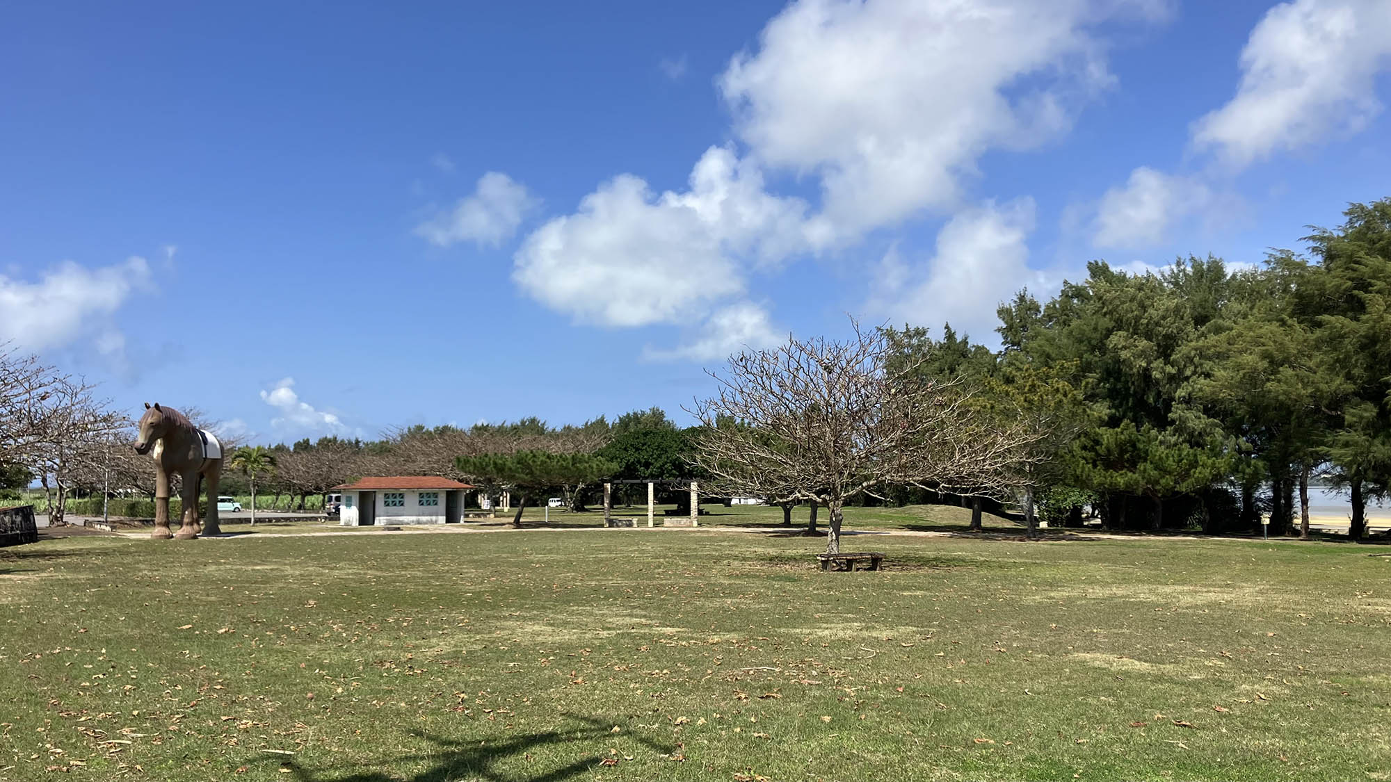 ・【周辺】サニツ浜ふれあい公園までは徒歩約10分。宮古馬のモニュメントが有名です