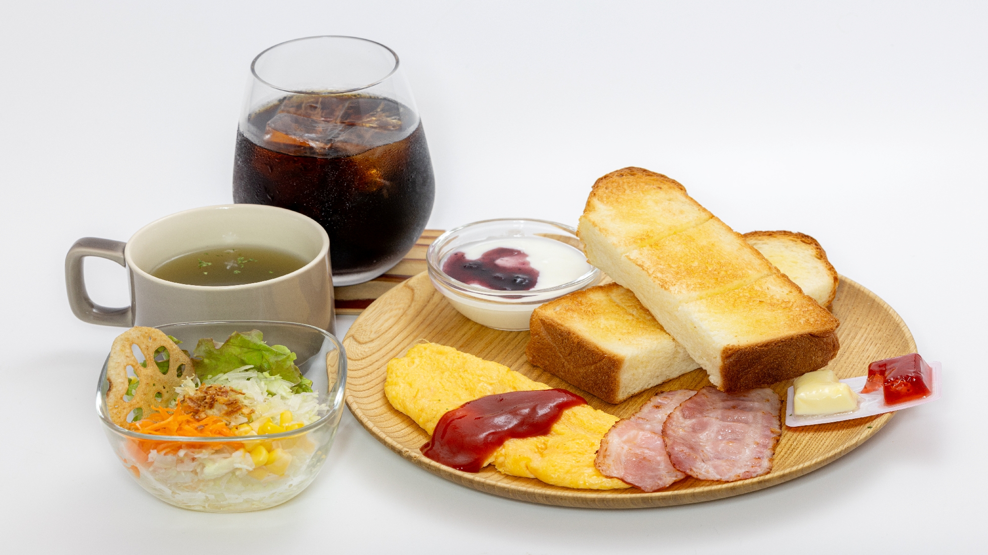 *選べるご朝食一例（洋食）