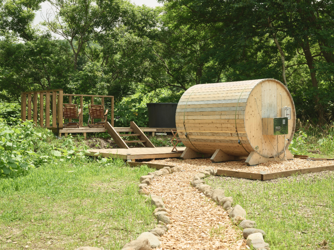 オプション:バレルサウナ(事前予約制)