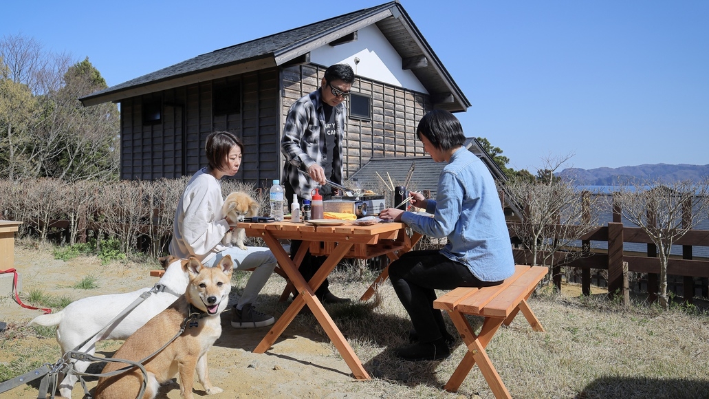 【1番人気BBQ】宮城名産仙台牛やブランド豚使用BBQ×オーシャンビューテラスで選べる和洋朝食