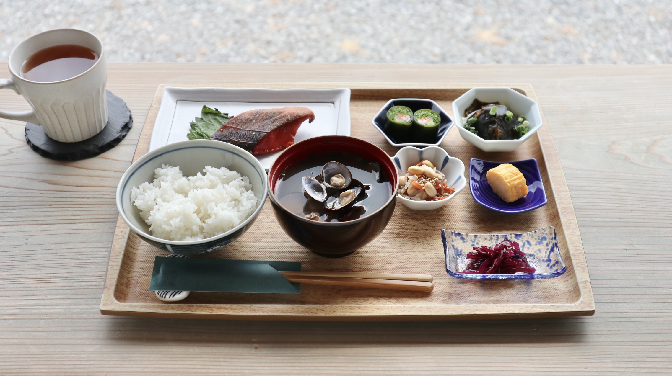 和食「葦の恵み膳」／選べるオーシャンビュー朝食