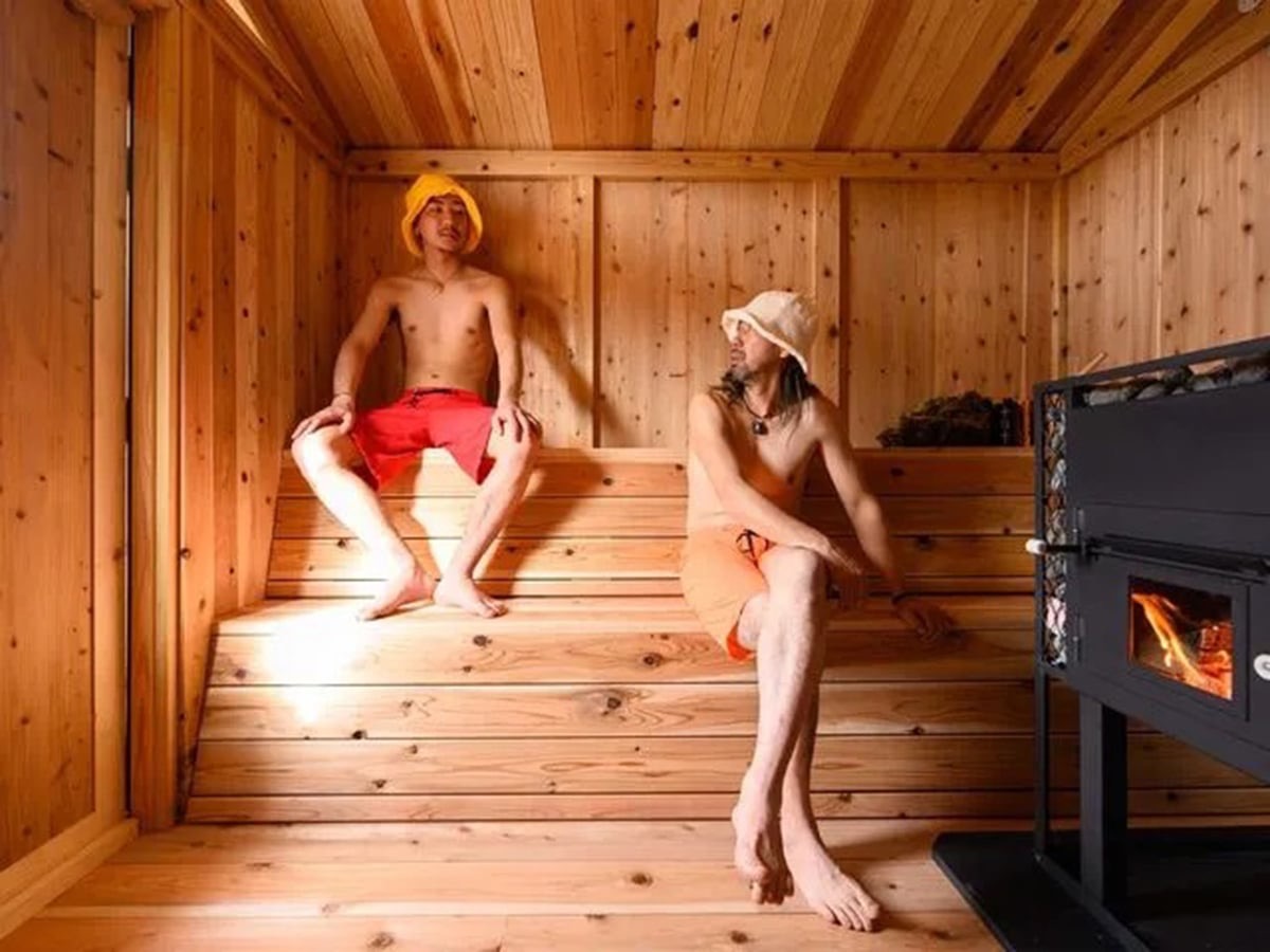 88PEAKS SAUNAサウナ内