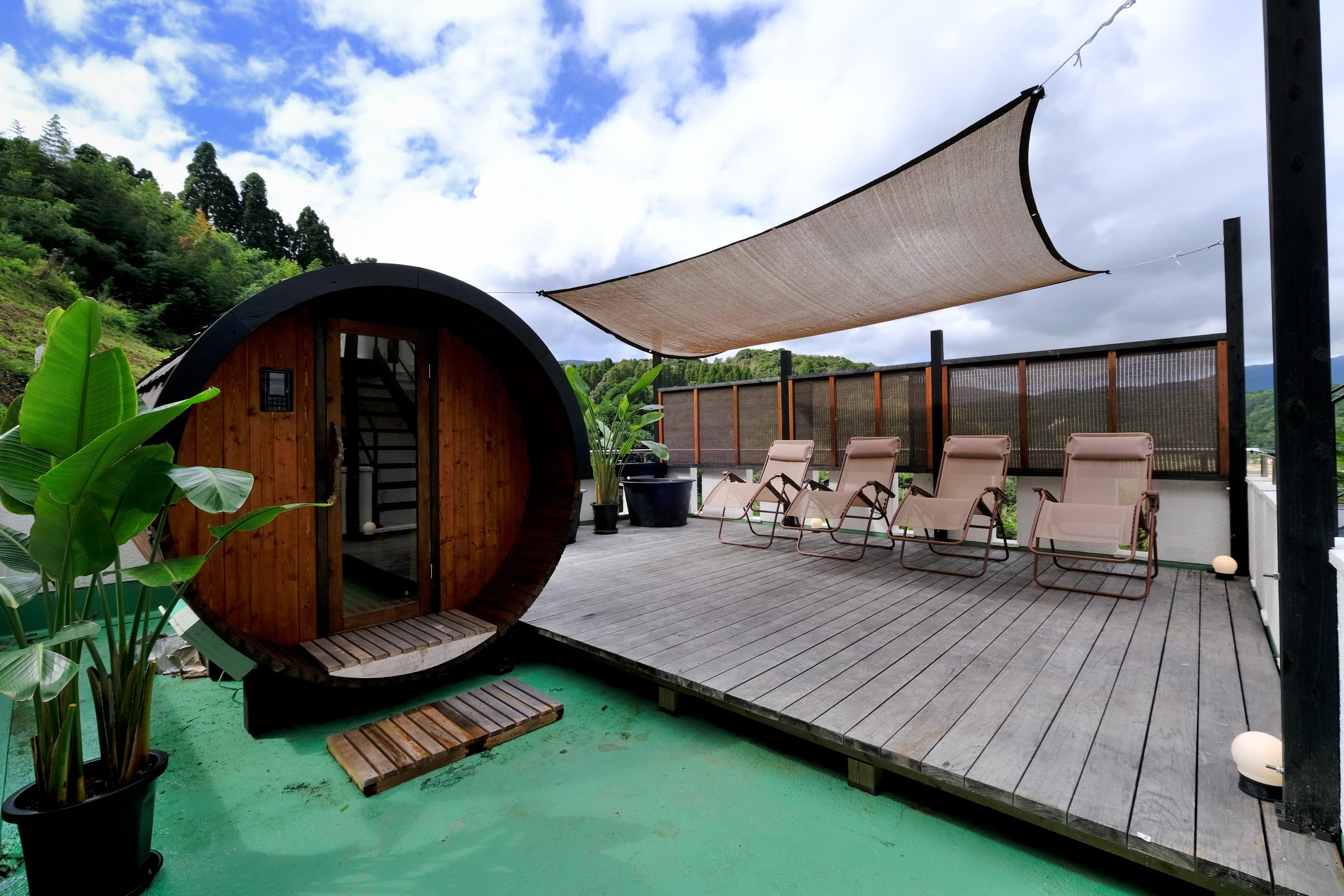 屋外サウナ(昼)