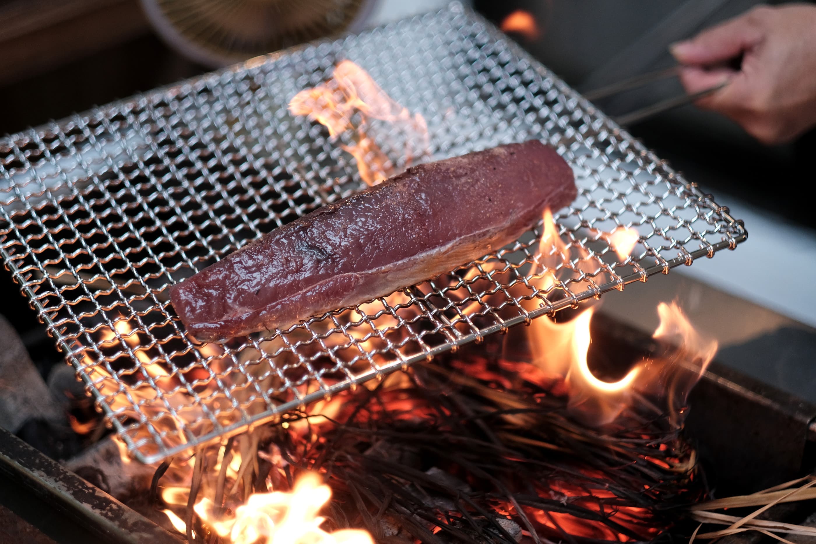 ご宿泊のお客様 : 夕食コース料理 ( 注 : 旬、天候によりメニューが変更になる場合がございます)
