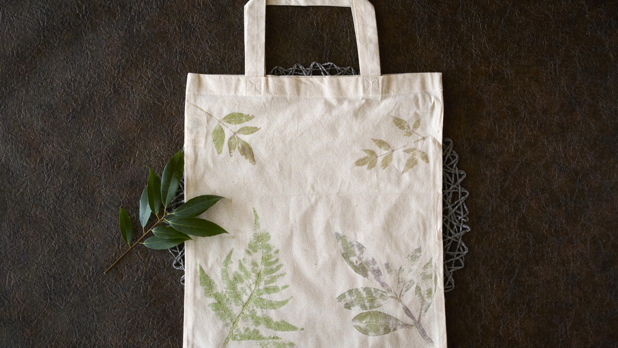 【ワークショップ】たたき染め（イメージ）