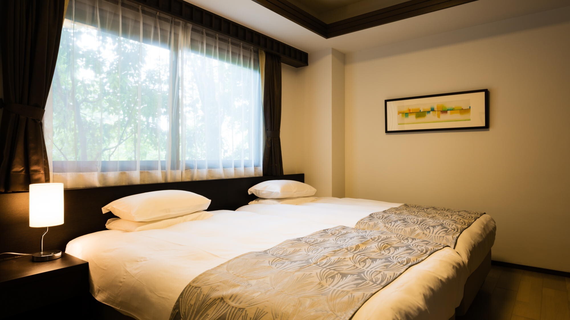 【フェアウェイサイド・スーペリアスイート81平米】ベッドルーム