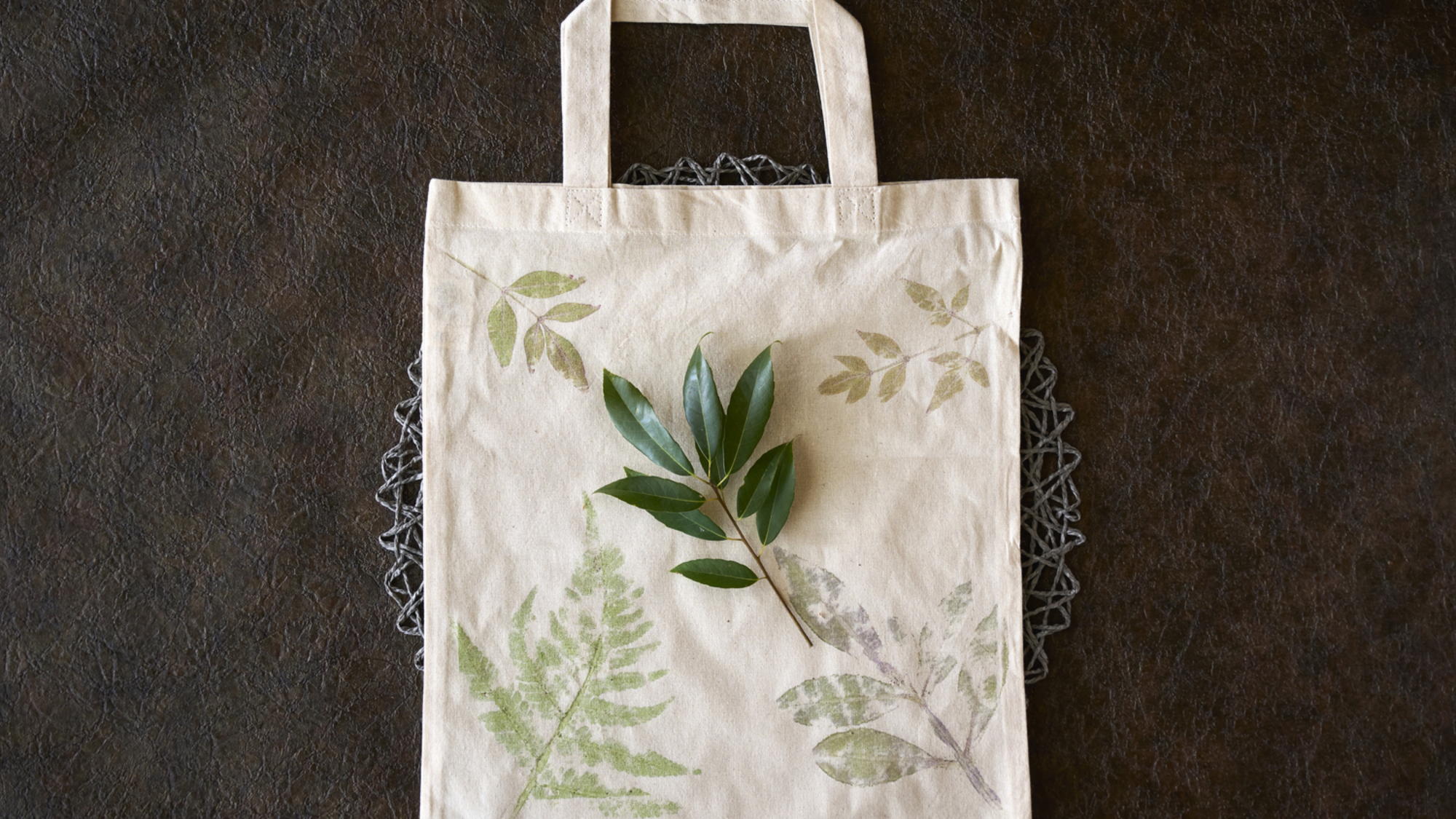 【ワークショップ】たたき染め（イメージ）