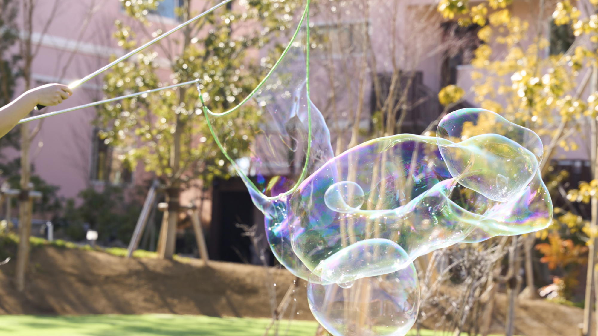【ワークショップ】しゃぼん玉（イメージ）