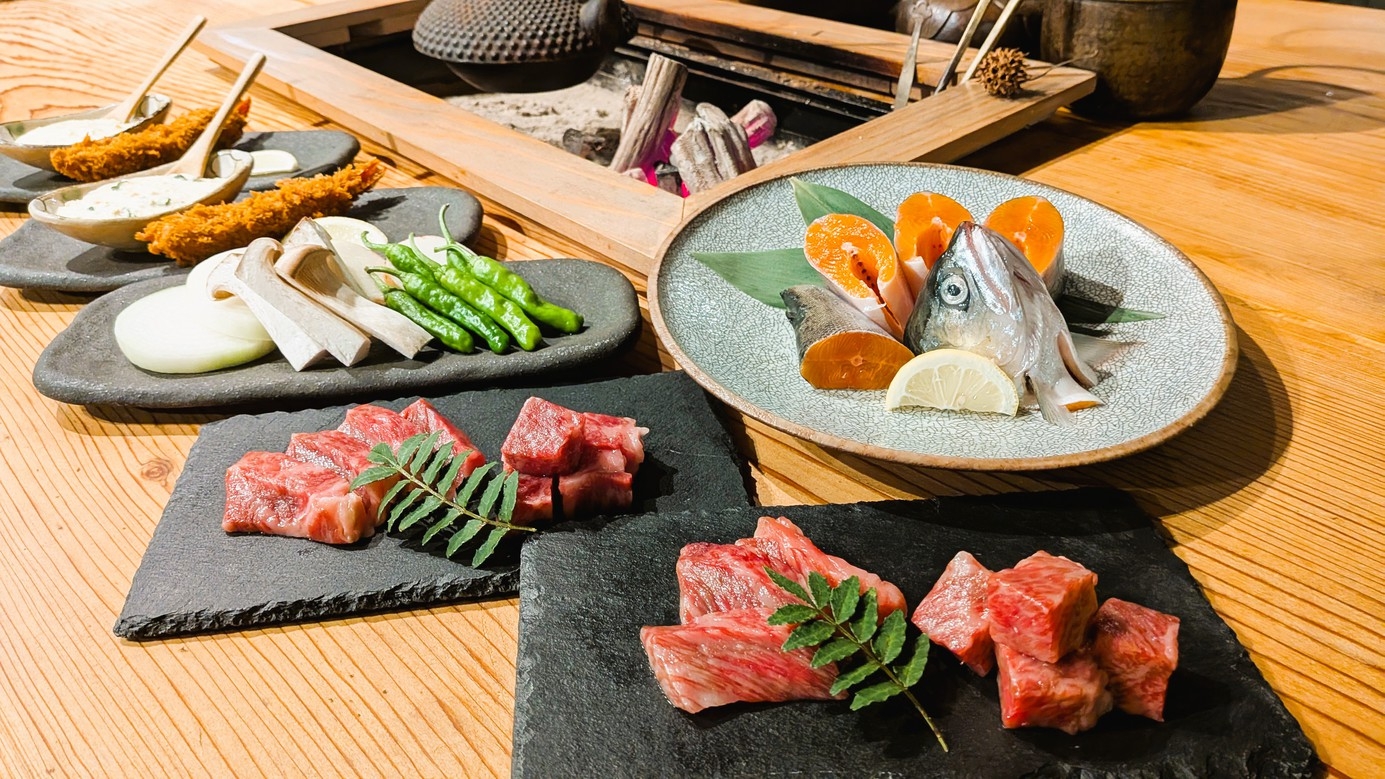 【１周年記念10000円割引　ご夫婦・２名様限定】絶景一棟貸切の二人旅　琵琶湖の旬の恵み囲炉裏焼き　