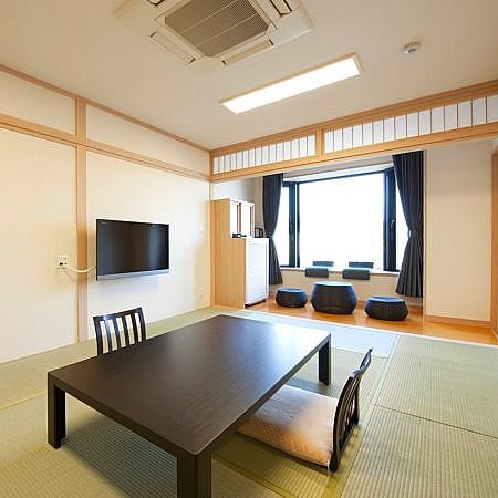 【展望樓層的禁煙房】日式房間10張榻榻米頂層的房間是禁煙房。