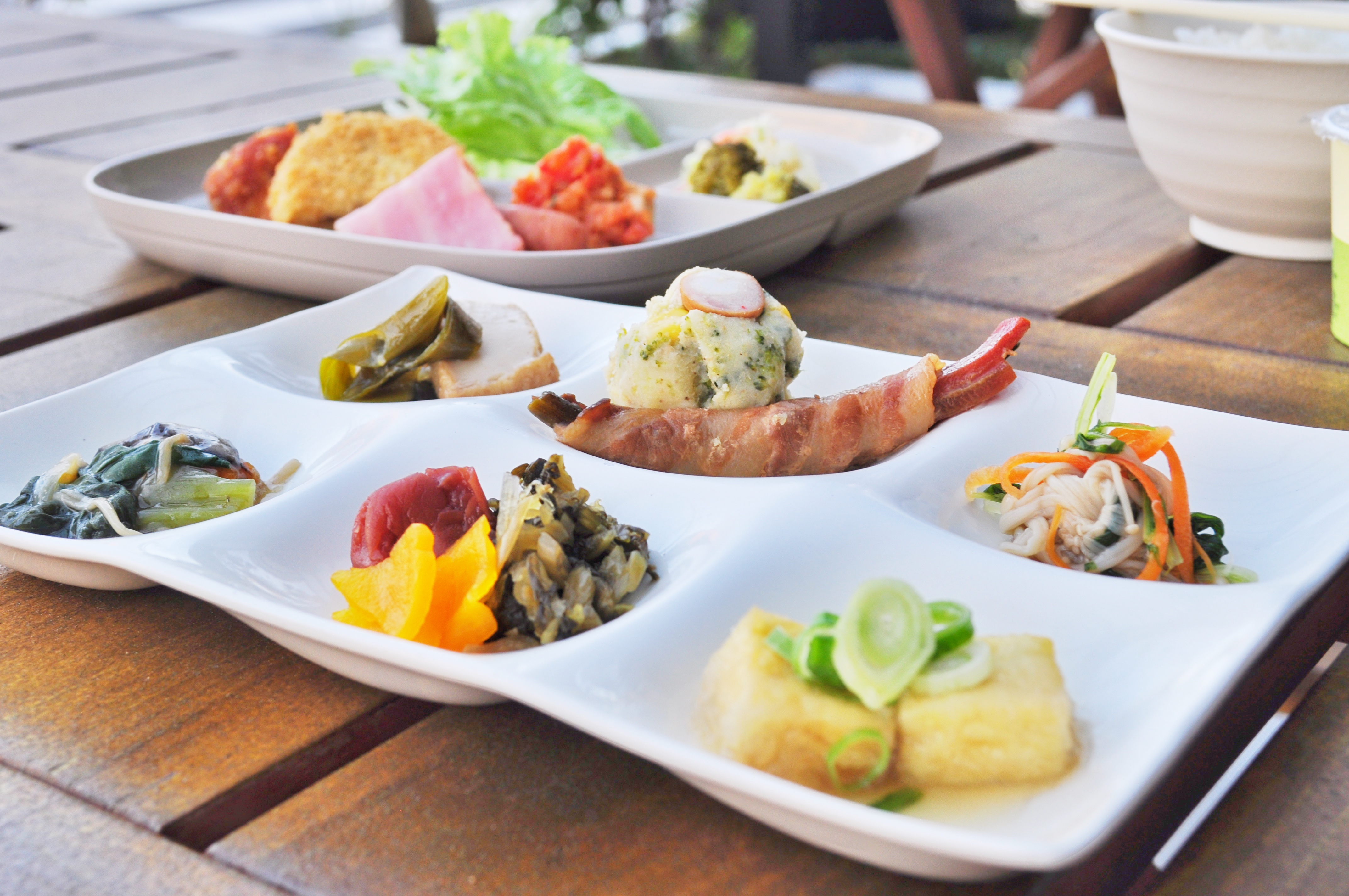 朝食盛り付け例③