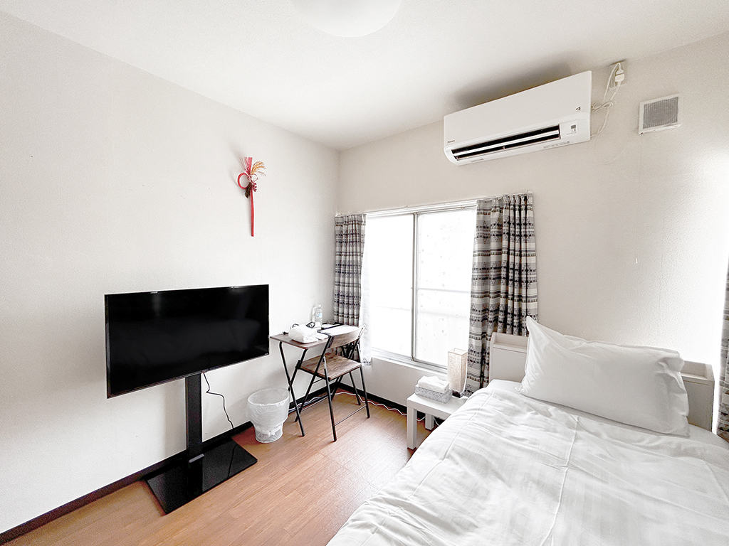 【禁煙】シングルルーム※バストイレ共同