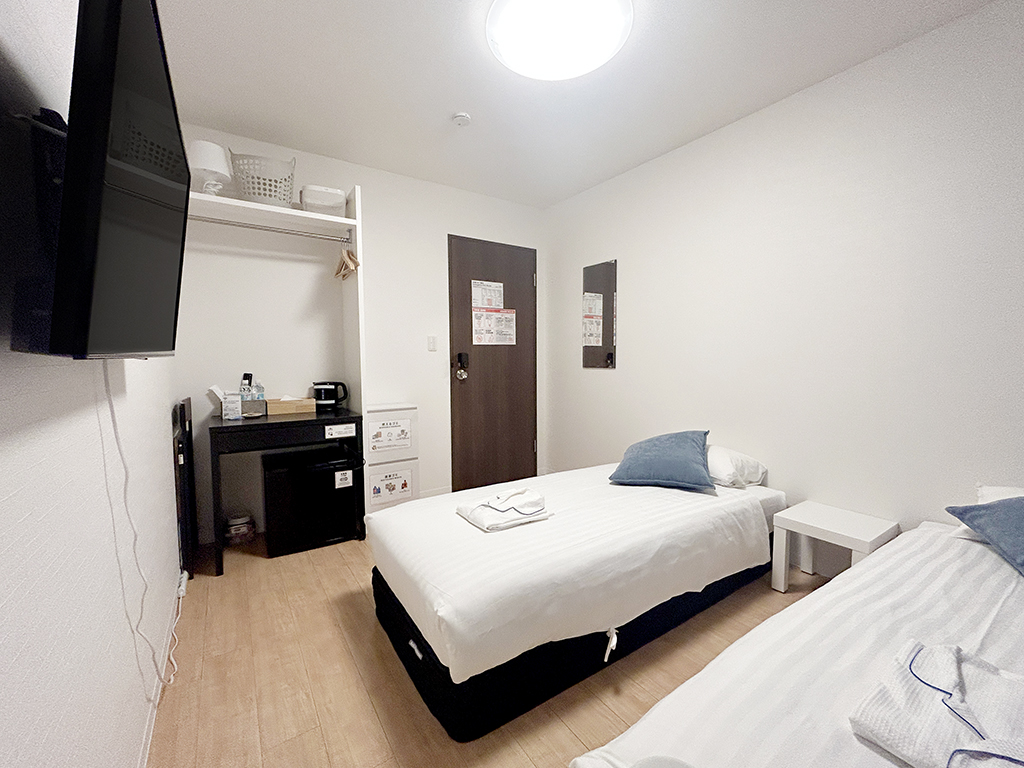 【禁煙】ツインルーム※バストイレ共同