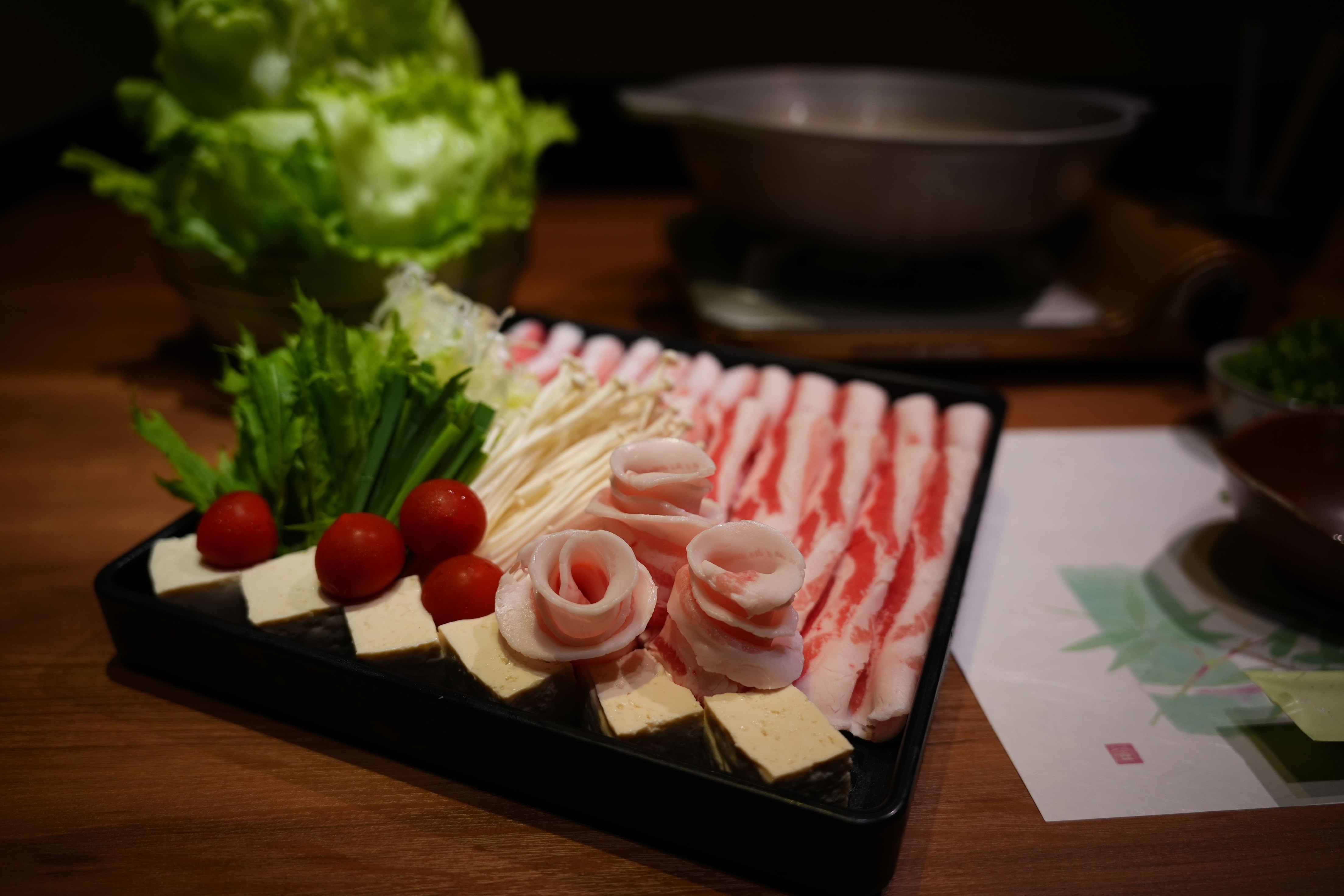 アグー豚レタスしゃぶしゃぶ付プラン
