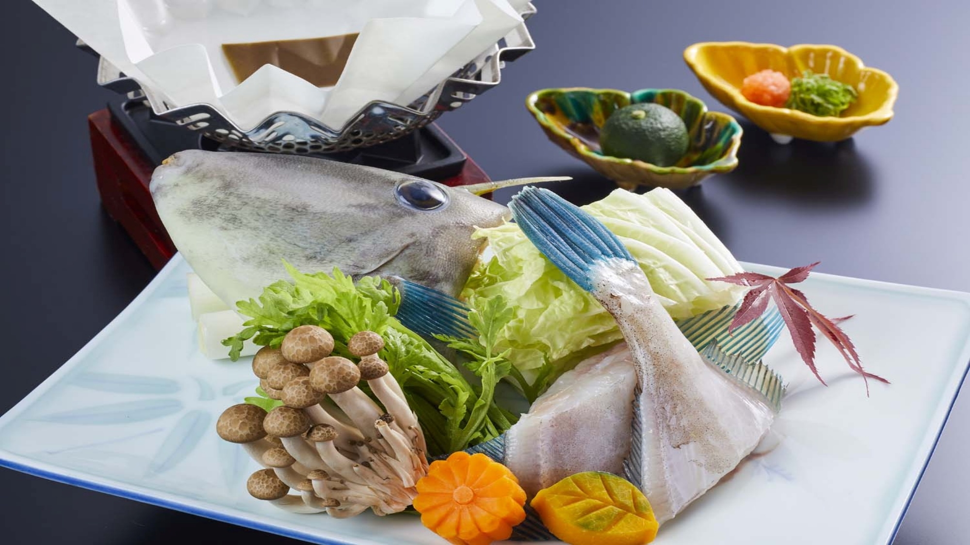 【当館名物】メイン料理9品より生雲丹や熊野牛など3品チョイス♪『秋のデラックスプラン』
