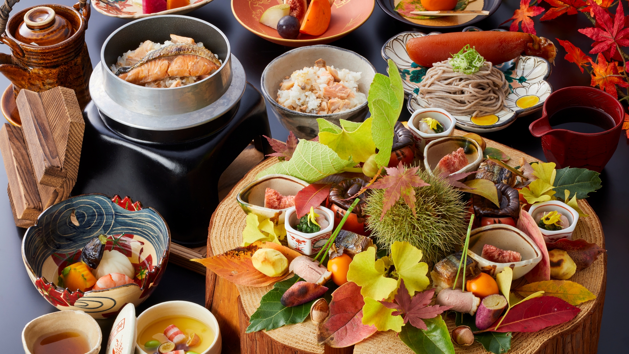 2025年の秋デラックス会席　一例