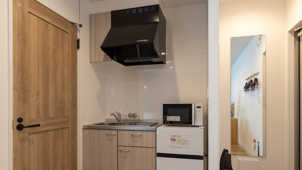 【禁煙】デラックスツインルーム_ミニキッチン