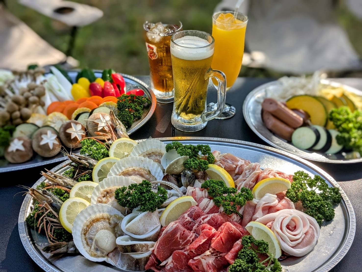 ★焼津の自然に触れながら海鮮バーベキュープラン★（朝食付き）