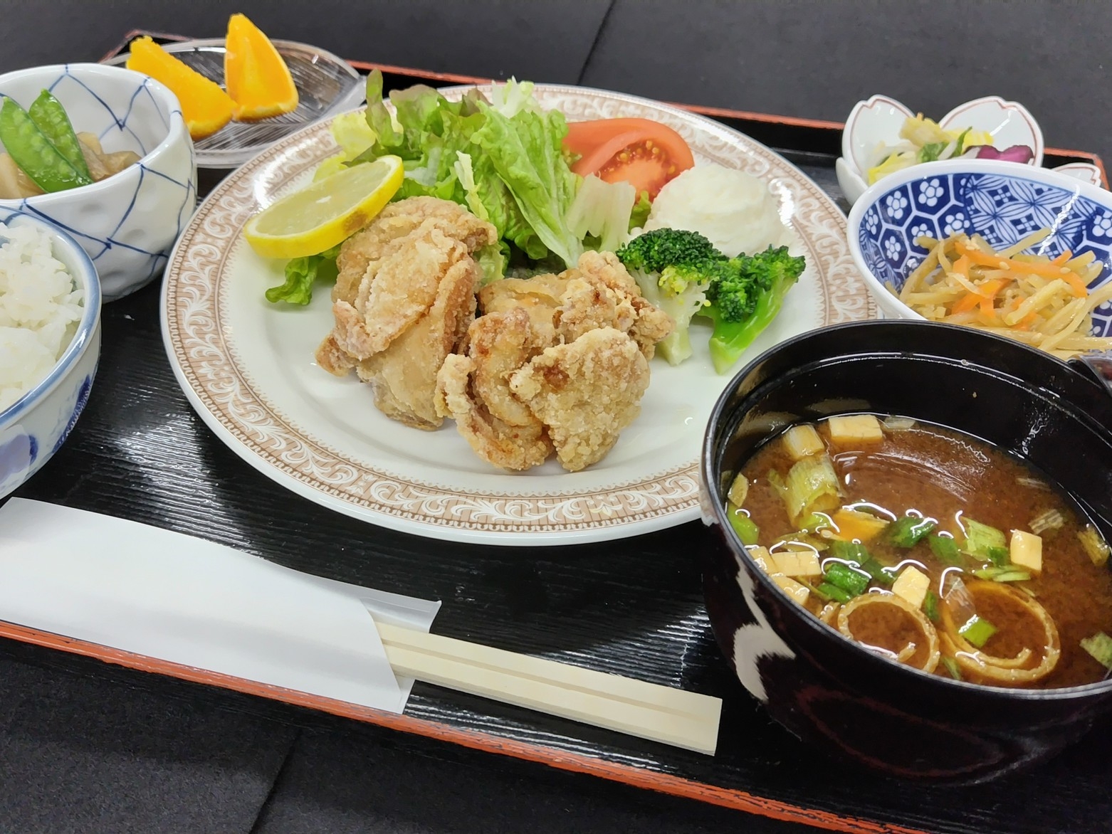【平日限定】お得な唐揚げ定食プラン【朝食付き】