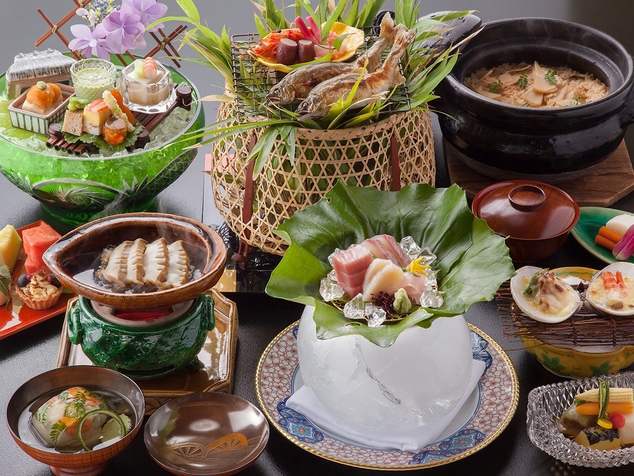 【一泊夕朝食付】豪華夢浮橋会席堪能プラン
