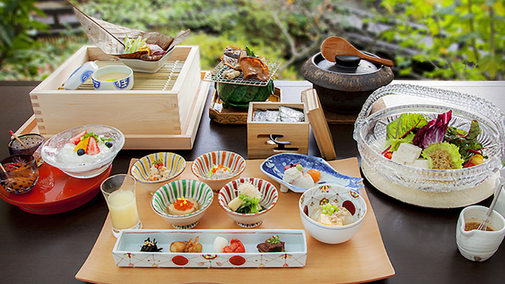 【一泊夕朝食付】豪華夢浮橋会席堪能プラン