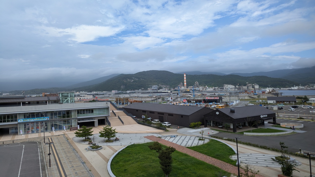 ホテルからの景色