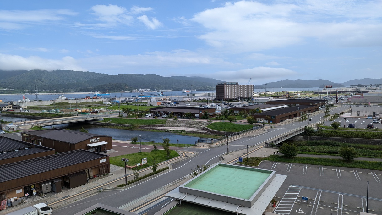 ホテルからの景色