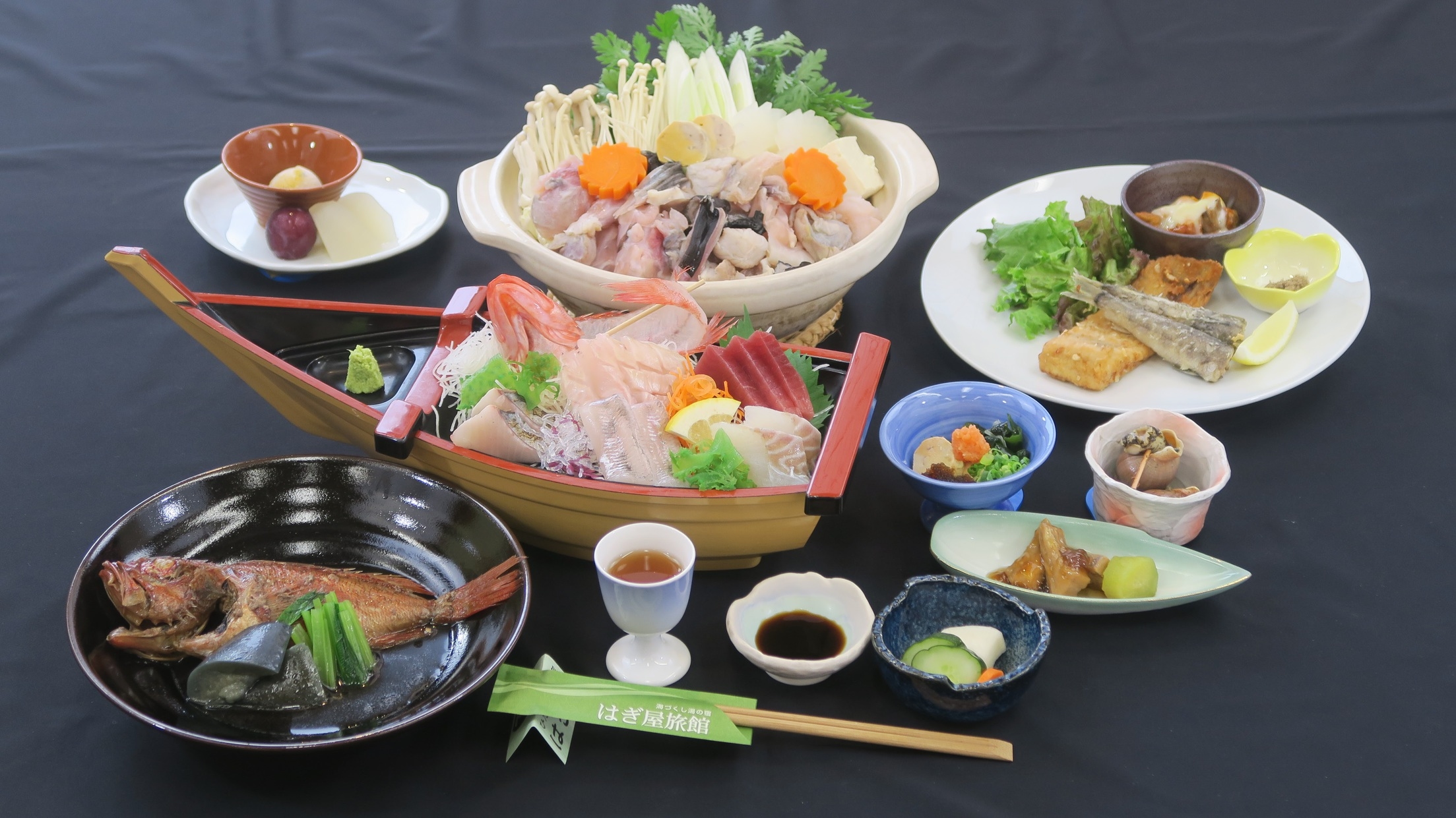日立名物！『口福（こうふく）あんこう鍋付き』海づくしコース　国営ひたち海浜公園観光におすすめの宿