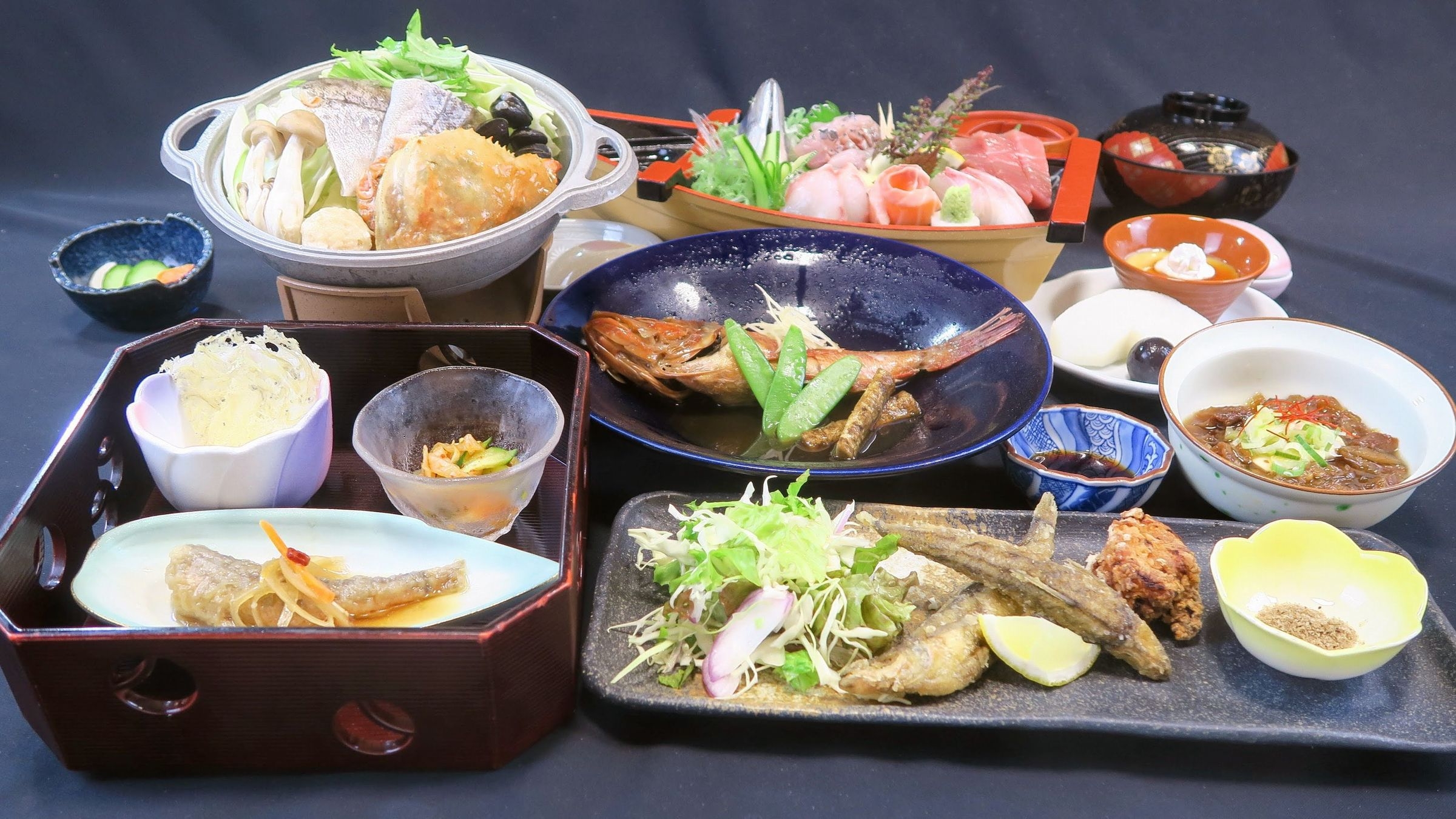 『海づくし親潮標準料理』かじめ湯と常磐の海の幸を堪能　秋冬のパワースポット＆絶景旅