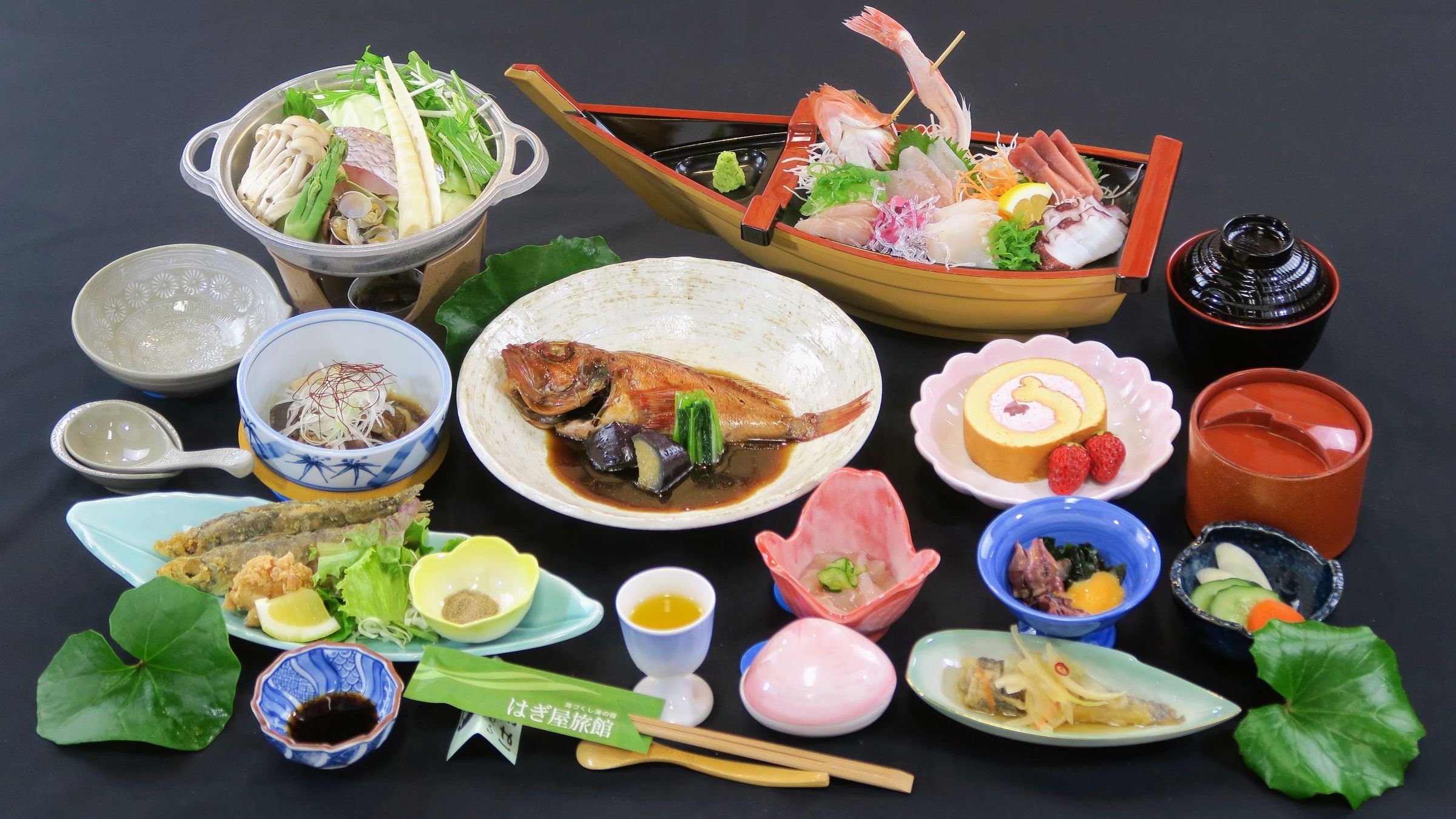 2025年春夏 海づくし黒潮標準料理　夕食イメージ