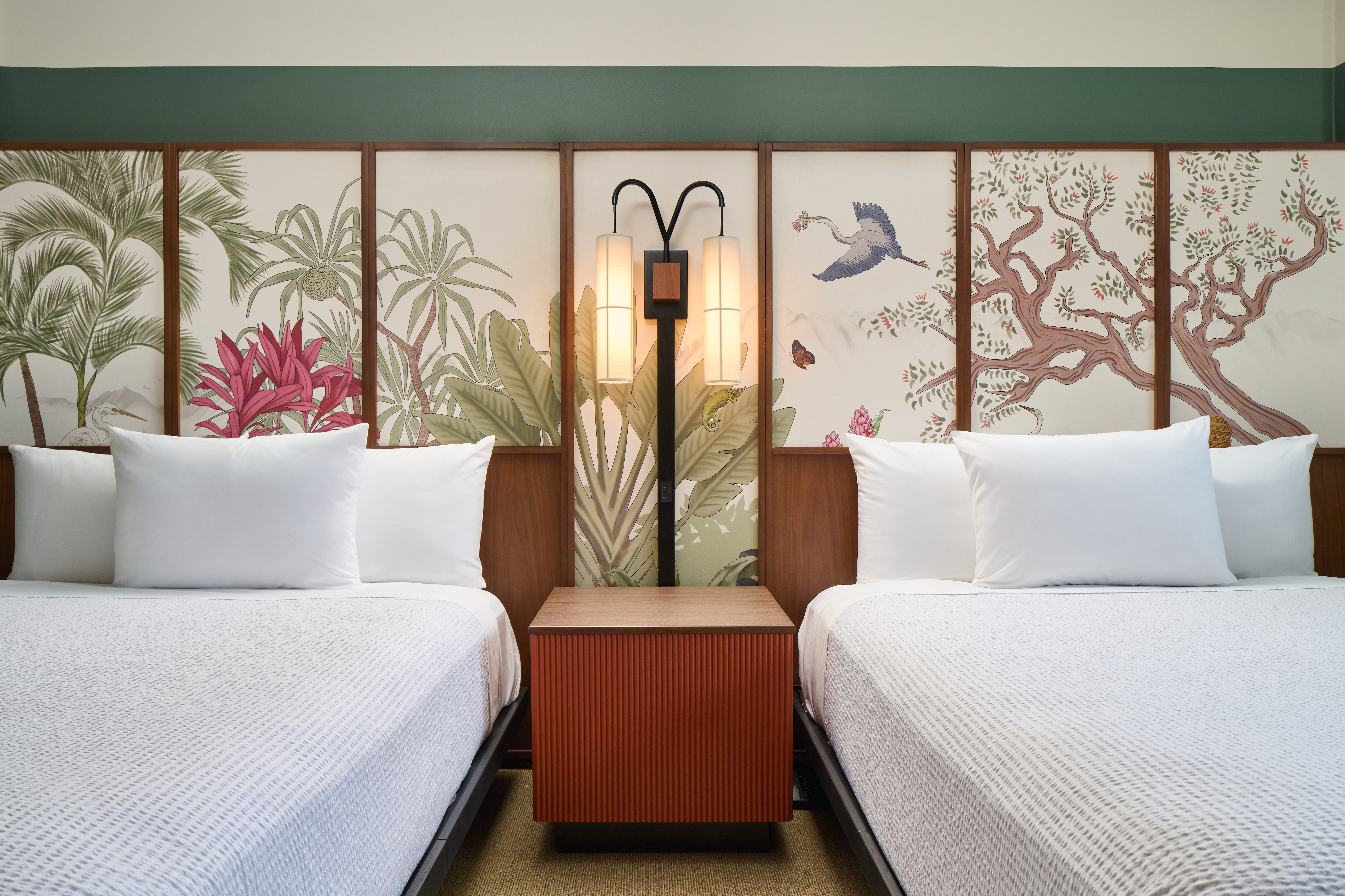 クイーンベッド2台のお部屋一例